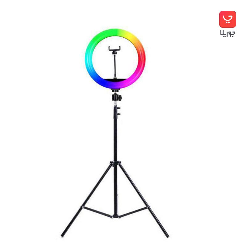 رینگ لایت RGB مدل MJ26 به همراه پایه